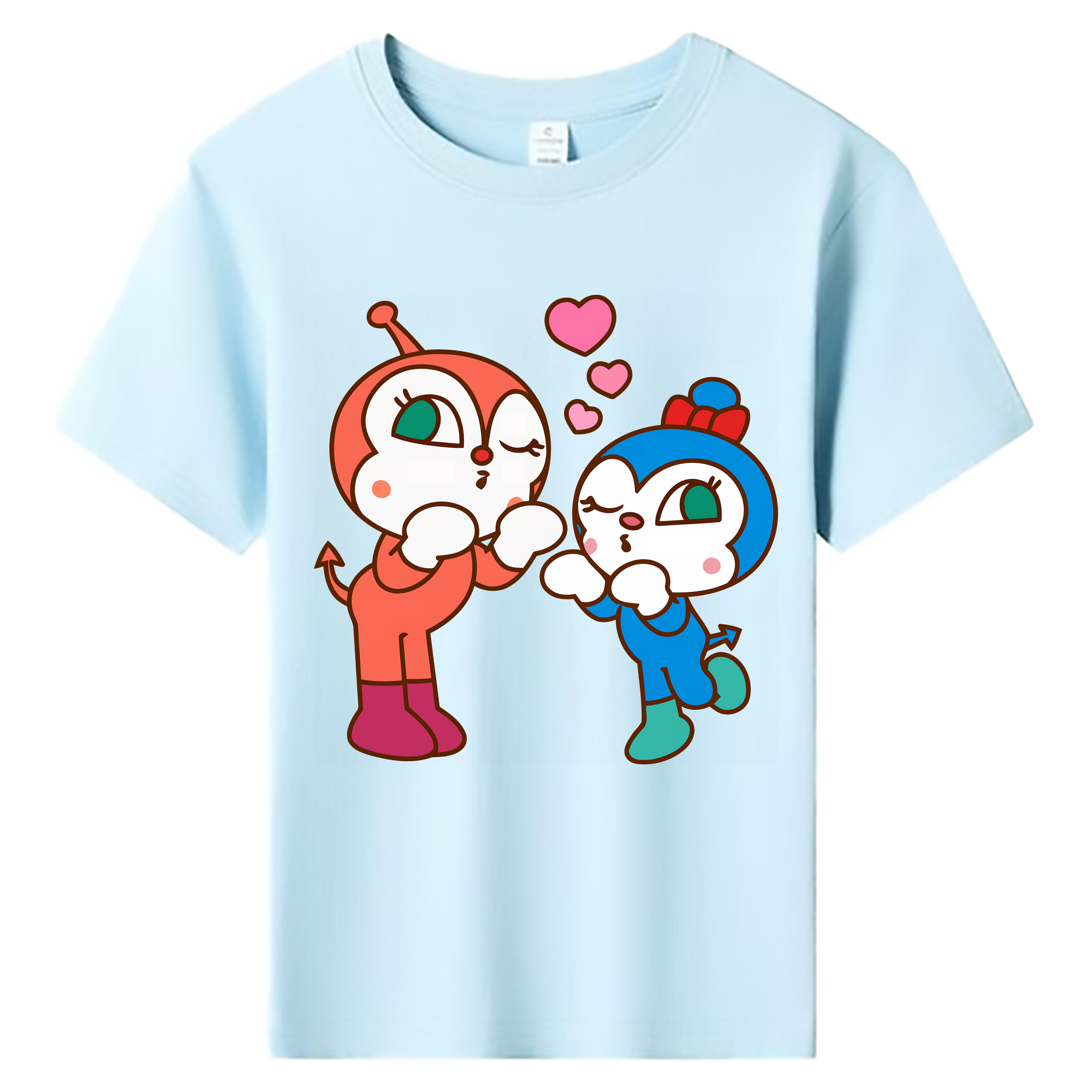 （画像用） アンパンマン Anpanman 綿100％キッズTシャツ（フロントプリント）